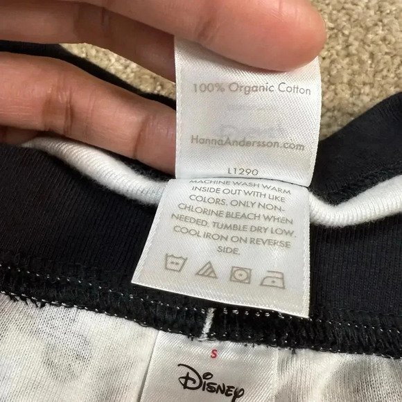 Hanna‎ Andersson Disney Mickey Mouse Pajama Set Adult XS Top Small Bottom Sleep - Picture 2 of 12